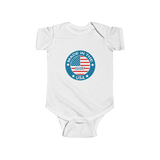 "Made In The USA" Infant Fine Jersey Bodysuit