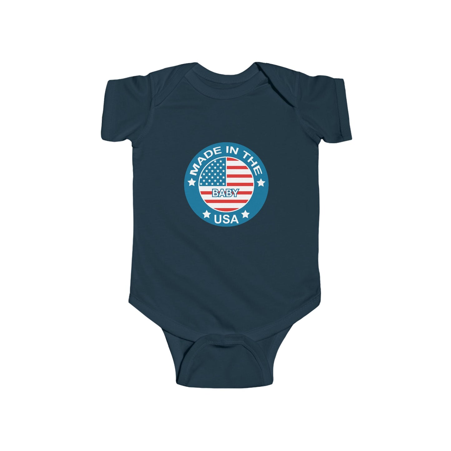"Made In The USA" Infant Fine Jersey Bodysuit