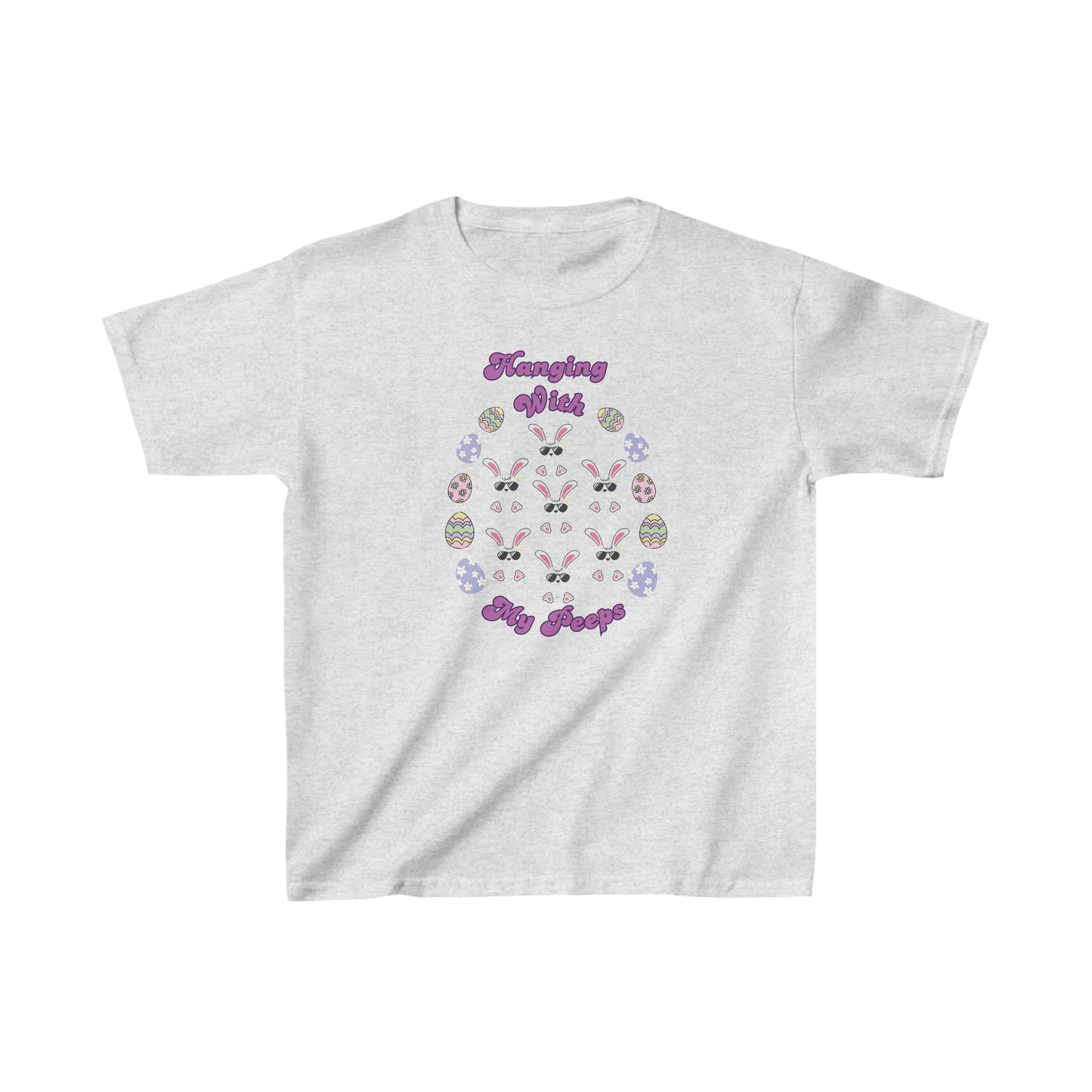 "Hanging With My Peeps" Kids Heavy Cotton™ Tee