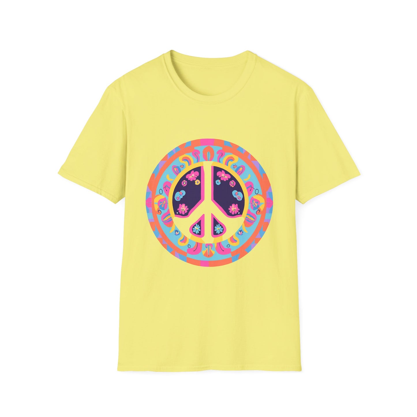 "Psychedelic Peace" Unisex Softstyle T-Shirt
