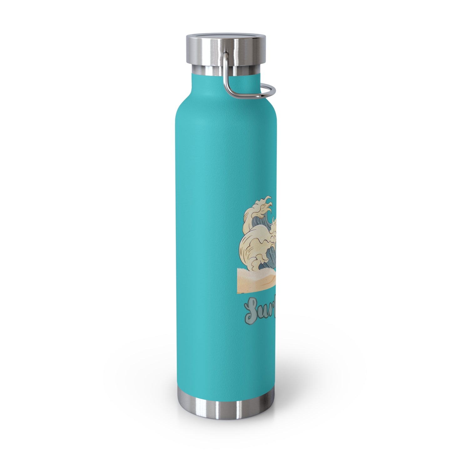 "Surfs Up!" Surfer Silhouette 22oz Vacuum Bottle