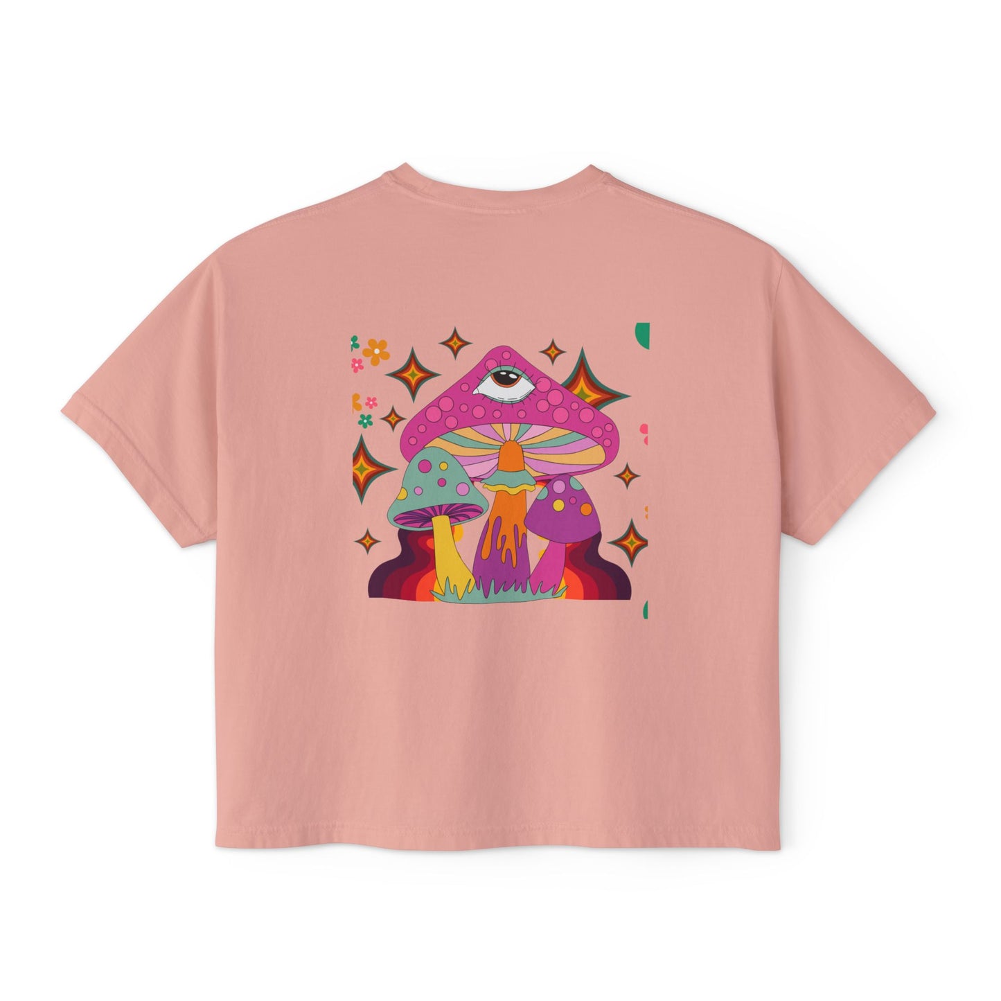"Groovy Mushroom" Women's Boxy Tee