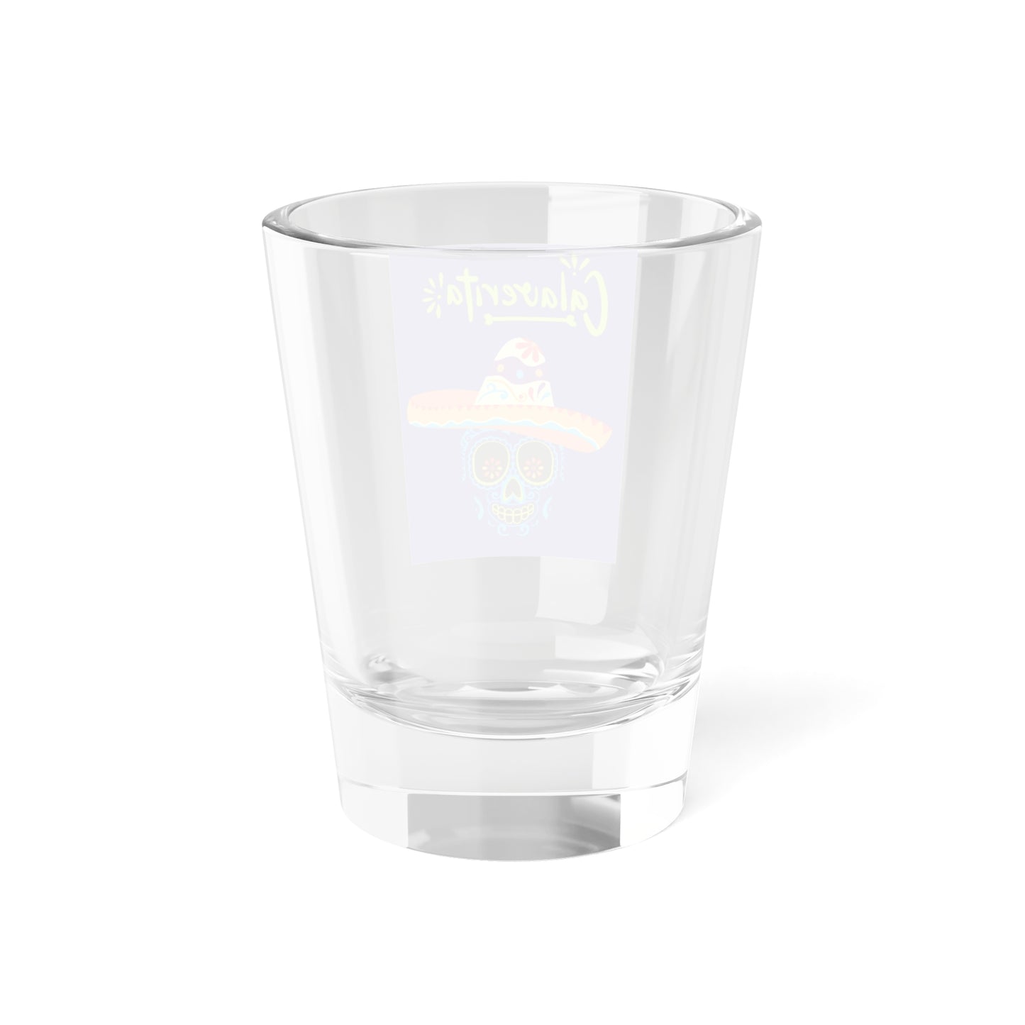 Colorful Calaverita Shot Glass 1.5oz for Celebrations