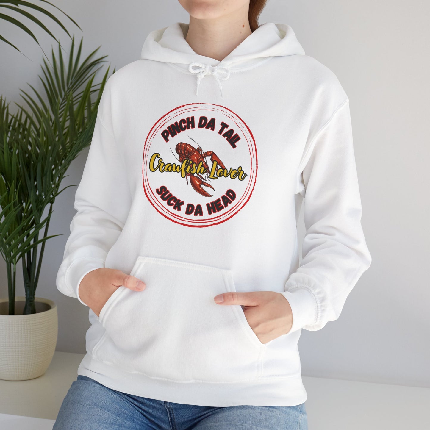"Crawfish Lover" Unisex Heavy Blend™ Hooded Sweatshirt.  This Hoodie Is For "The Crawfish Lover" In You!