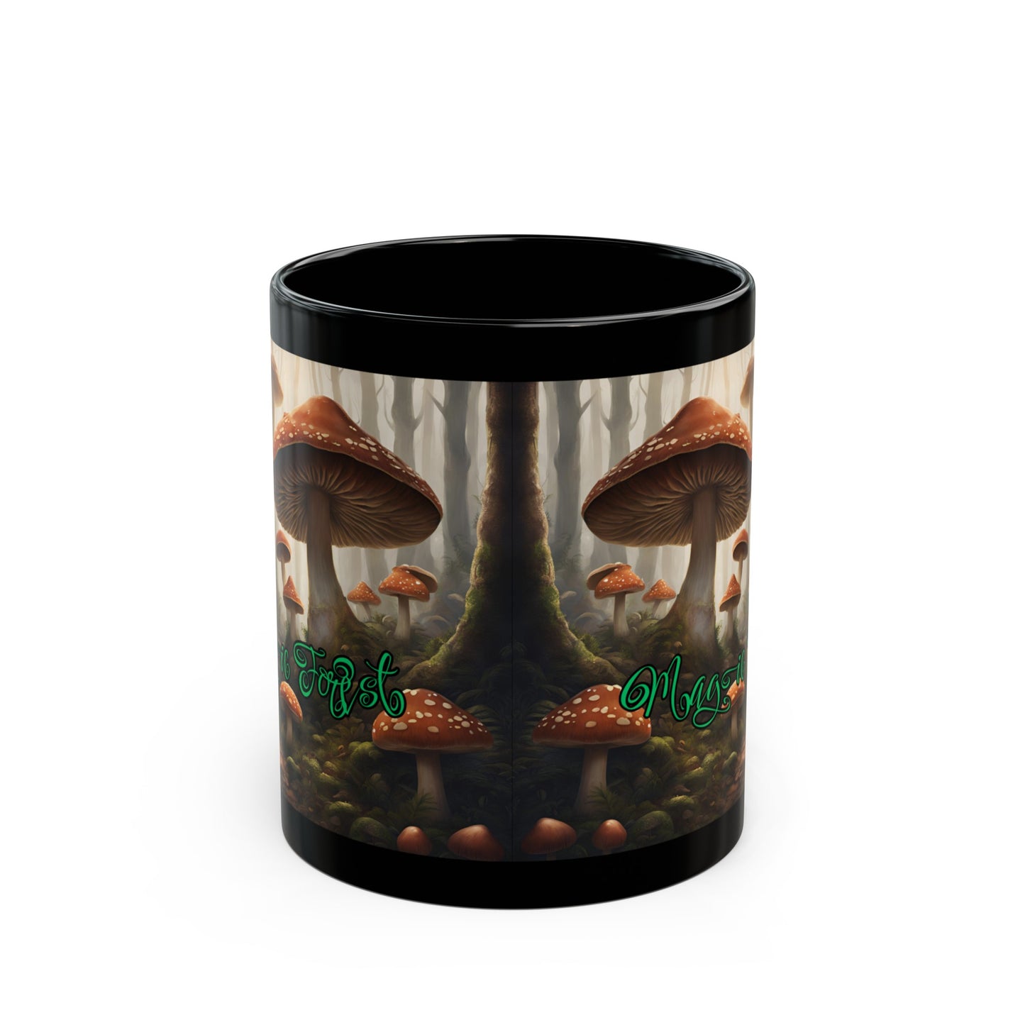 "Magic Forest" Black Mug (11oz, 15oz)