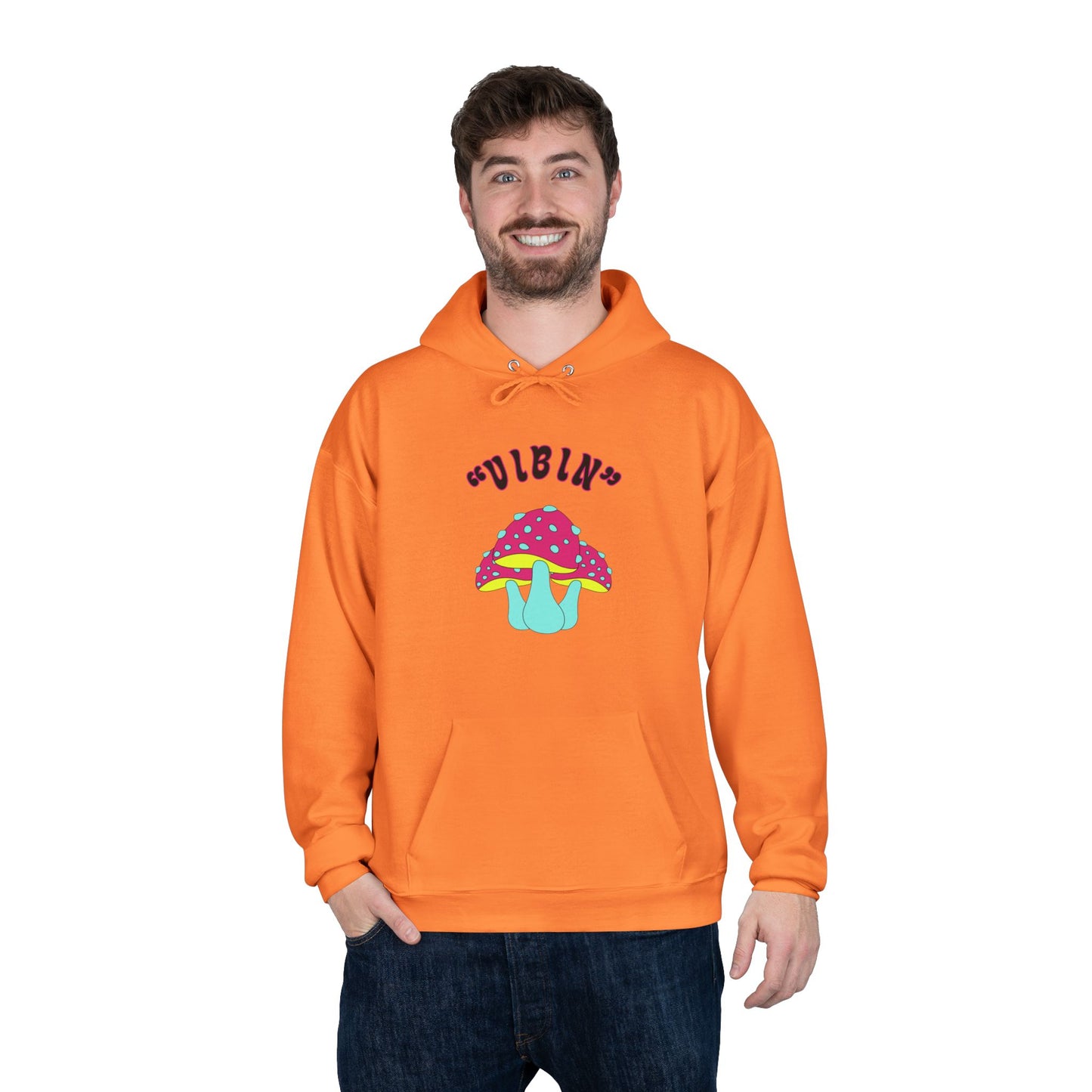 "Vibin" Unisex EcoSmart® Pullover Hoodie Sweatshirt
