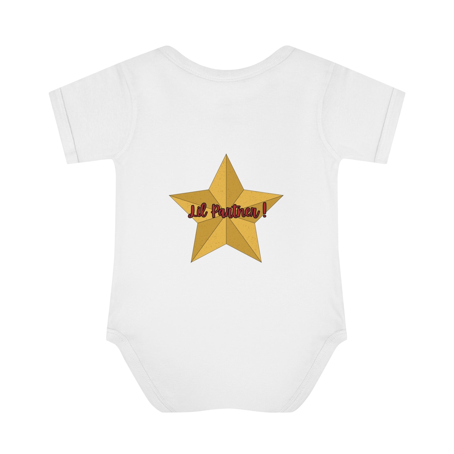 "Mary Christmas Lil Partner! "Infant Baby Rib Bodysuit