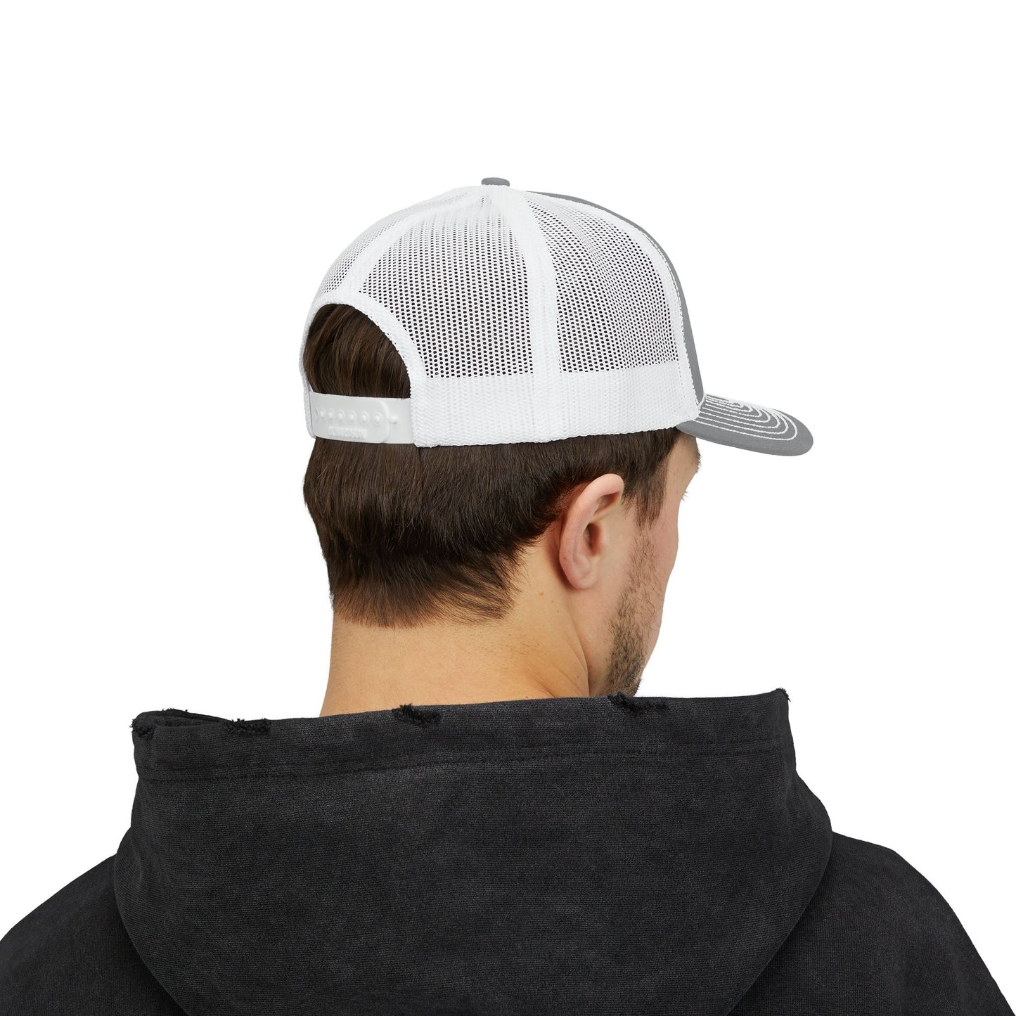 "Merry and Bright" Embroidered Snapback Trucker Cap
