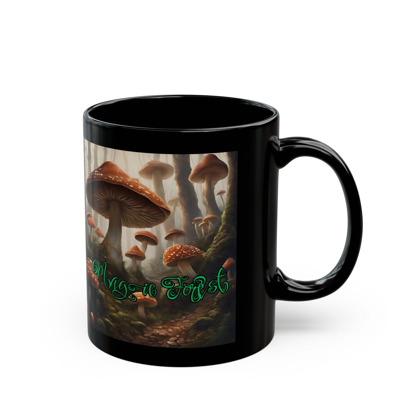 "Magic Forest" Black Mug (11oz, 15oz)