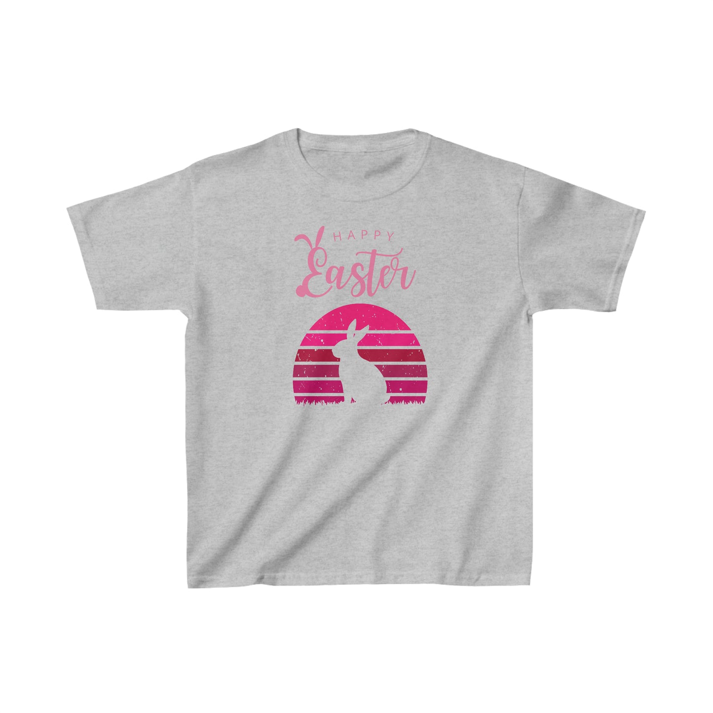 "Easter Bunny Silhouette" Kids Heavy Cotton™ Tee