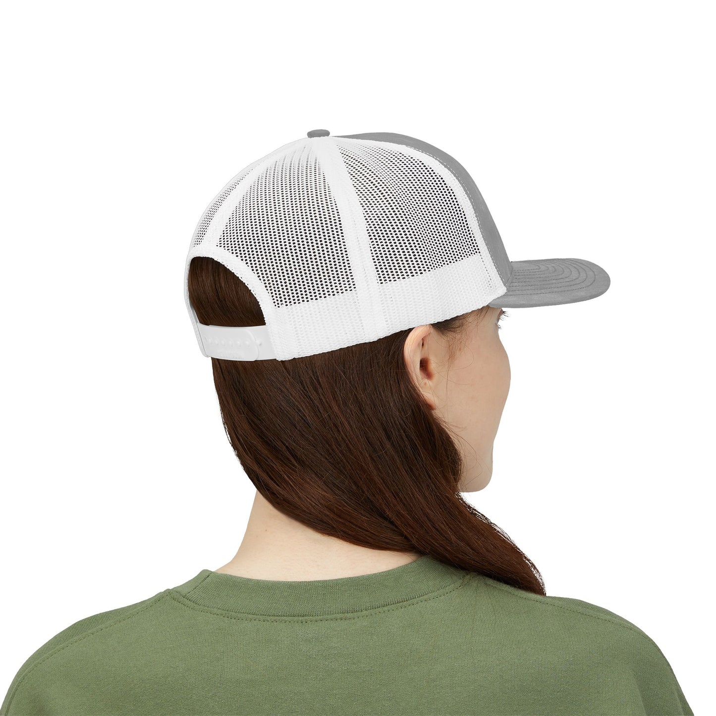 Embroidered '67' Mesh Snapback Trucker Cap — "Trending"  Numbers  Baseball Hat