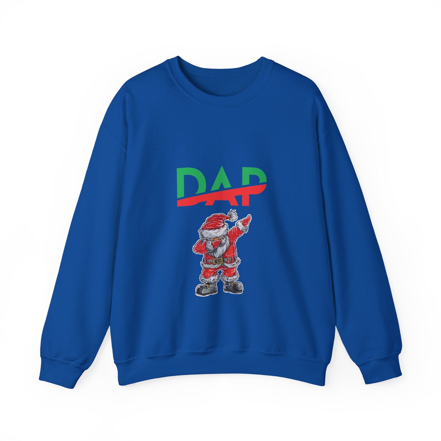 Funny "Dapping Santa", Christmas Sweatshirt. Let him help you spread Xmas cheer!