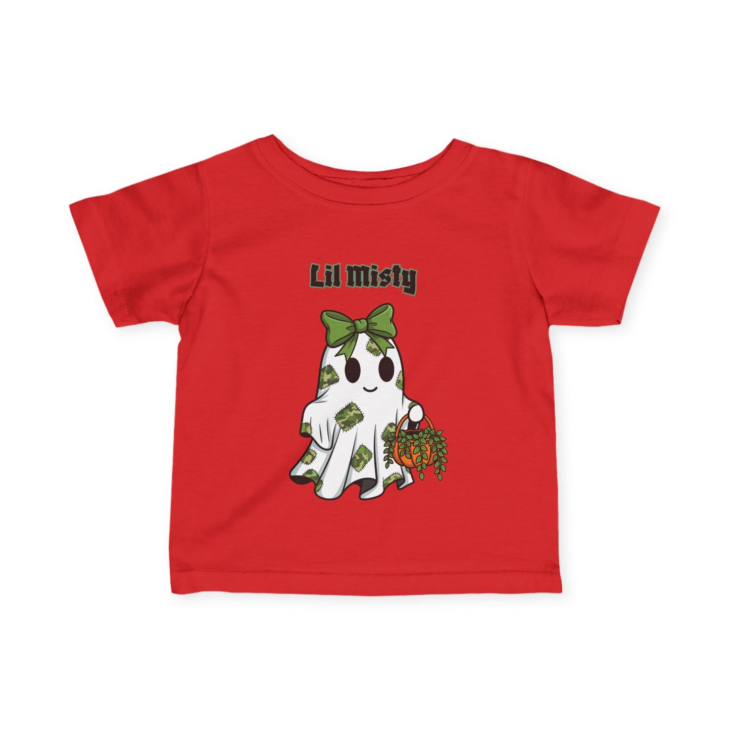 "Lil Misty" Ghost Infant Tee - Cute Baby Halloween Shirt!