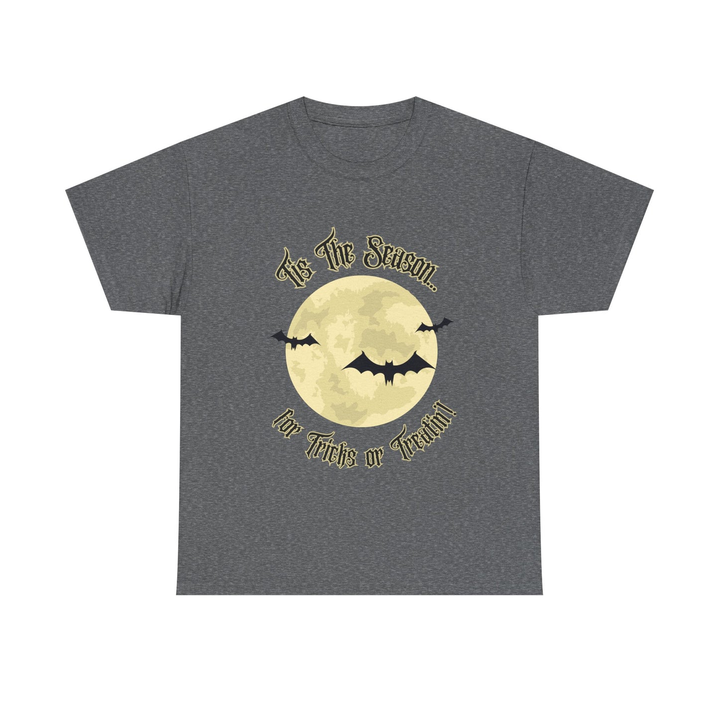 "Tis The Season" Unisex Cotton Tee, Spooky T-Shirt for Halloween