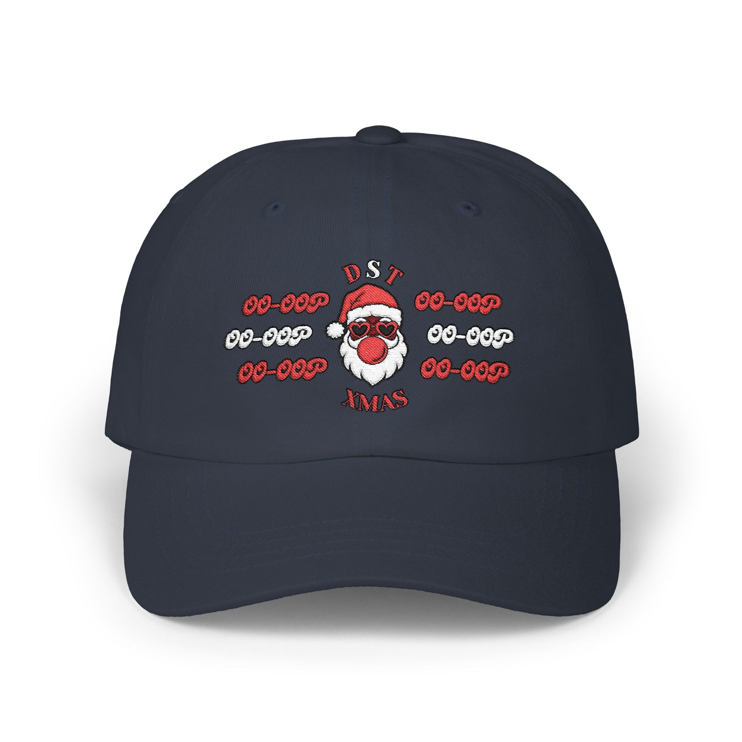 "DSK-Bubble Popping Santa"  Embroidered  lassic Dad Cap"