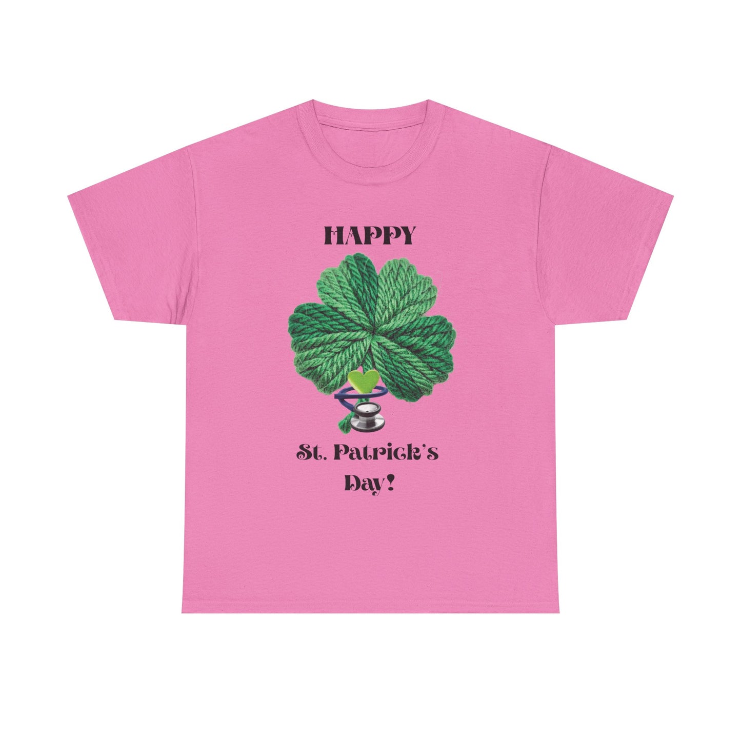St. Patrick's Day Trendy Shamrock Unisex Tee — "Happy St. Patrick's Day!" (Health Care Professionals)