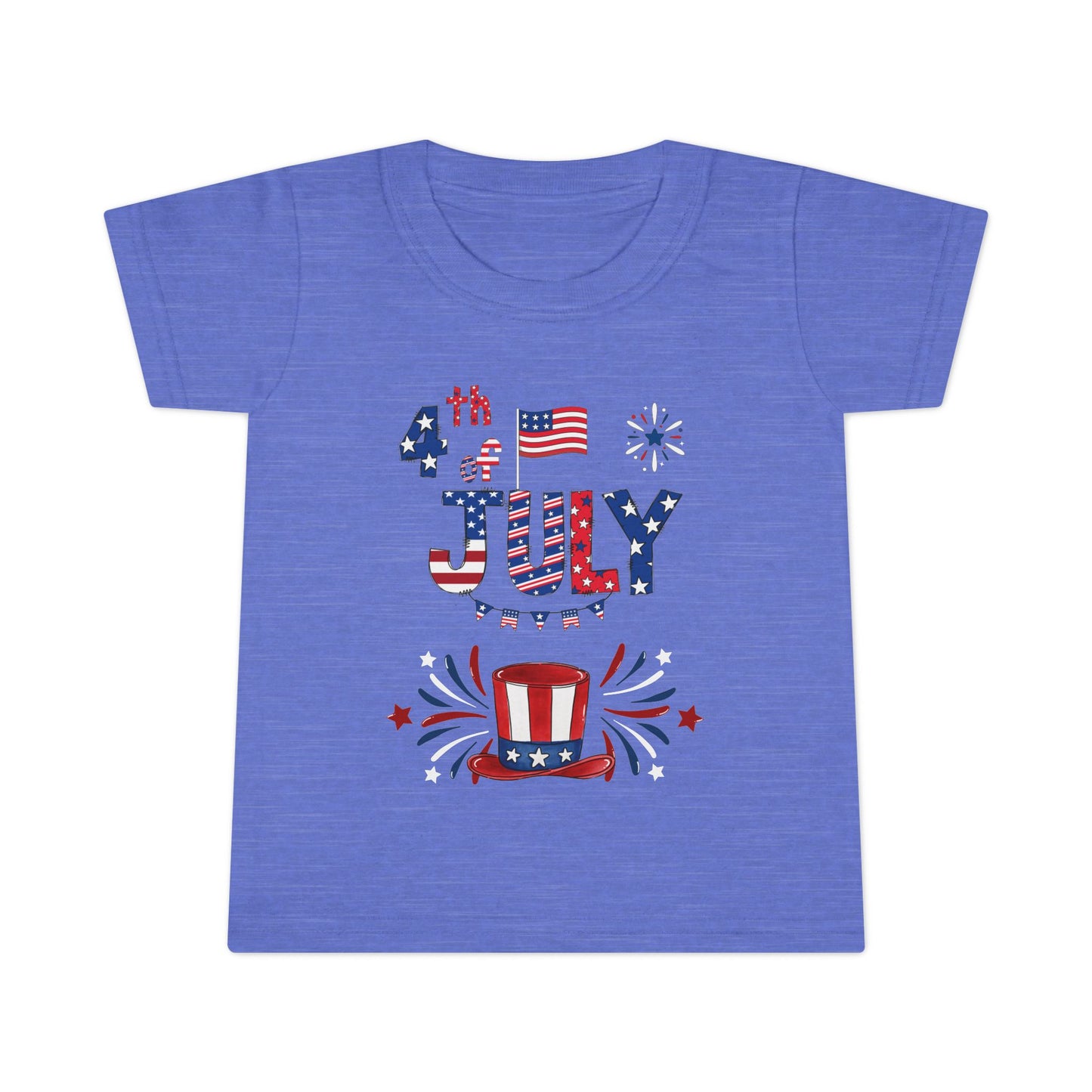 4th of July Toddler T-Shirt — Patriotic USA Stars & Stripes