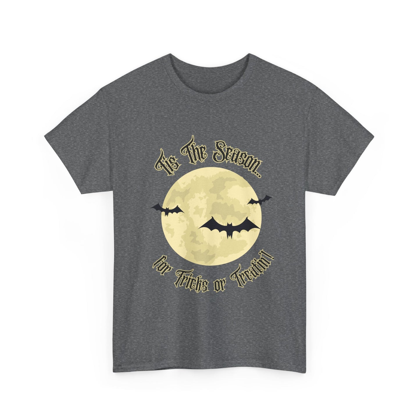"Tis The Season" Unisex Cotton Tee, Spooky T-Shirt for Halloween