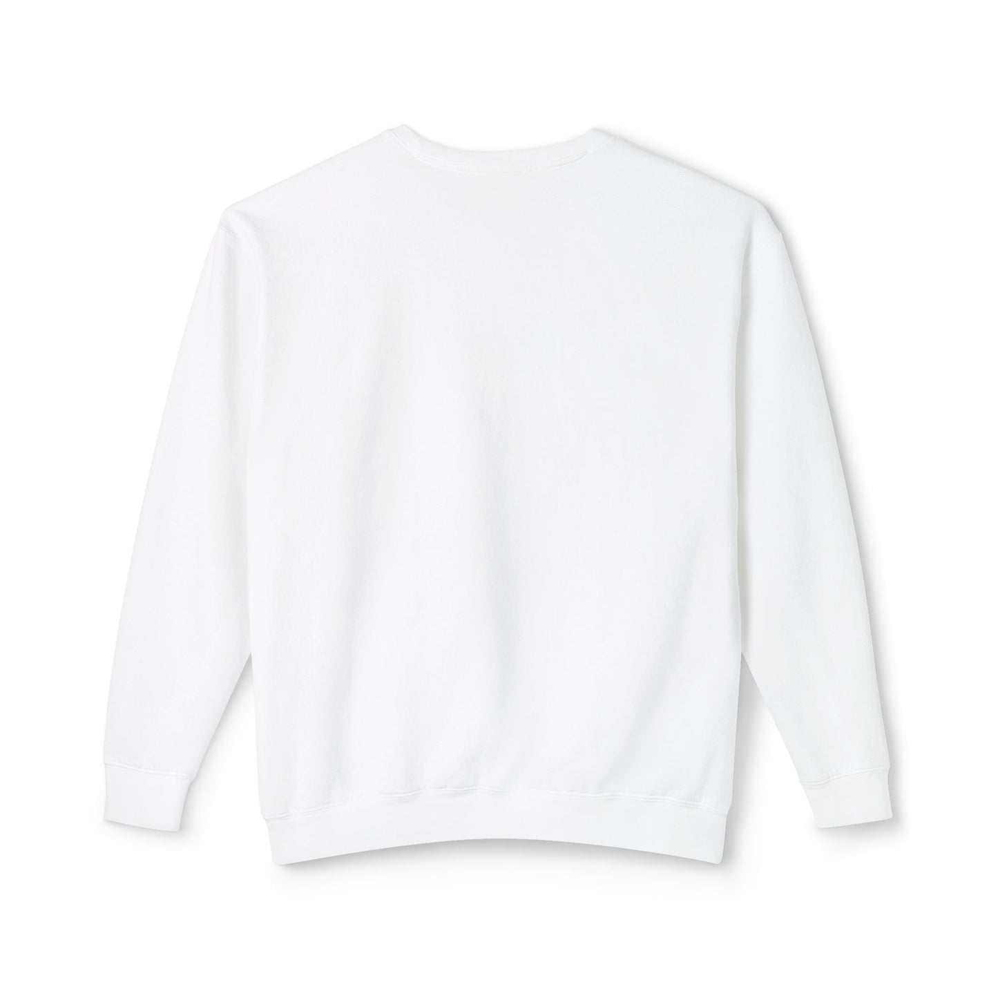 "Ho! Ho! Ho!-Smiling Santa" Unisex Lightweight Crewneck Sweatshirt