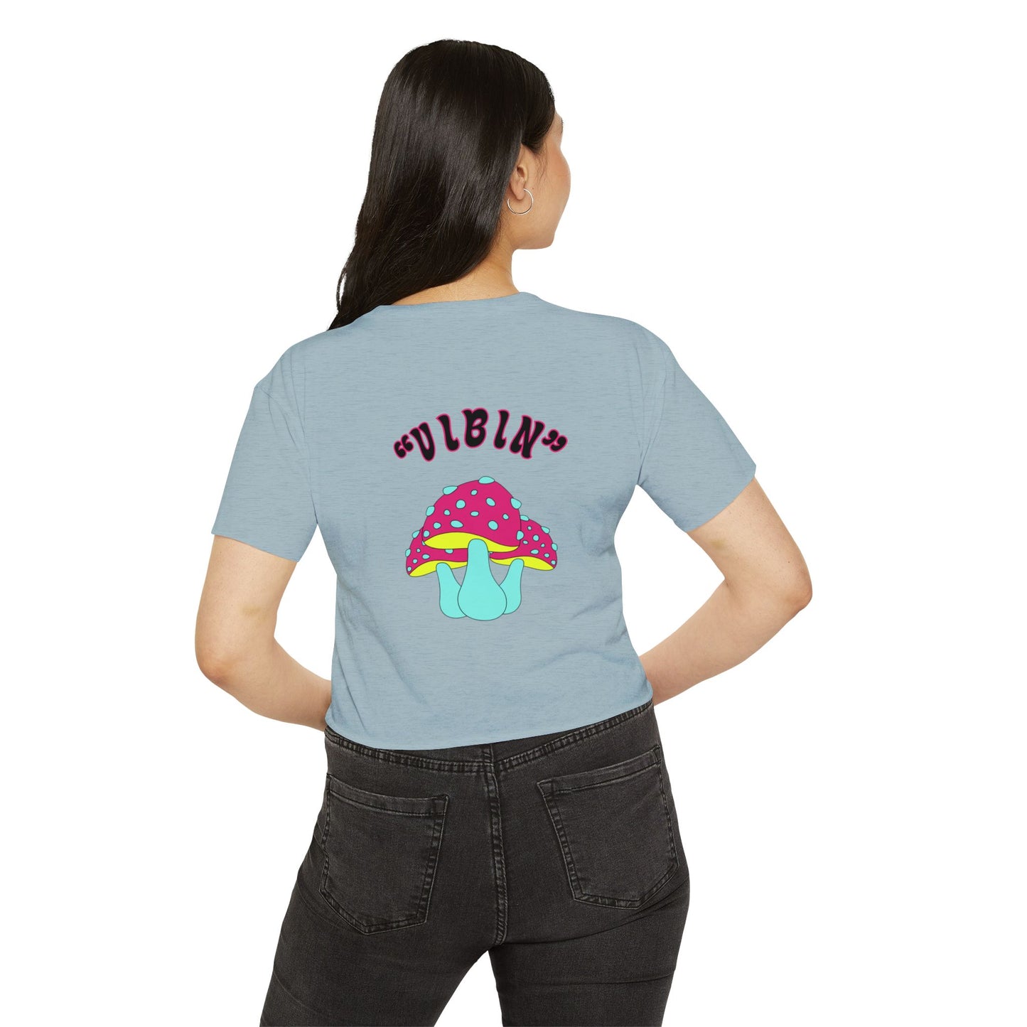 Vibin" Womens"s Crop Top,