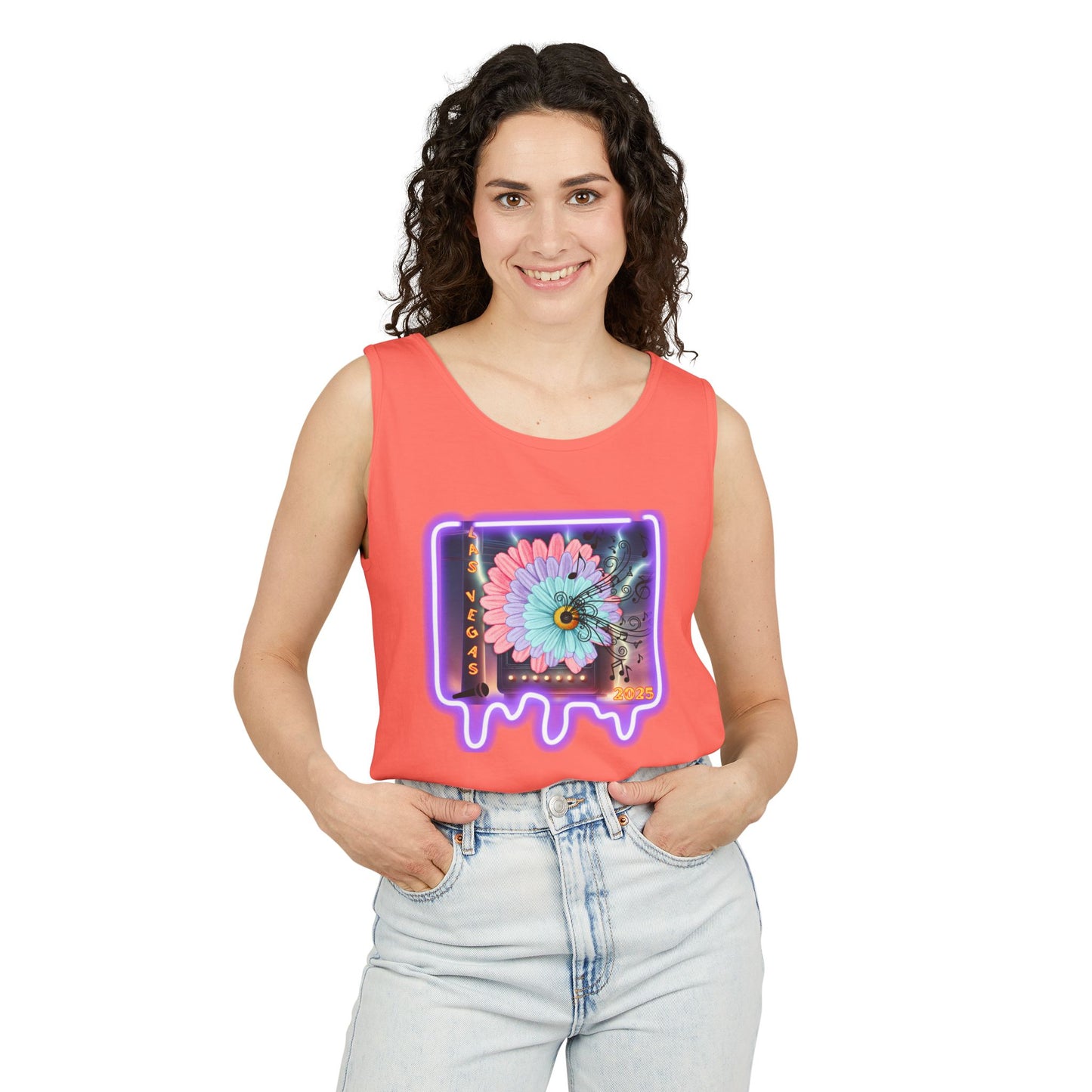 Neon "Las Vegas" 2025"  Unisex Tank Top