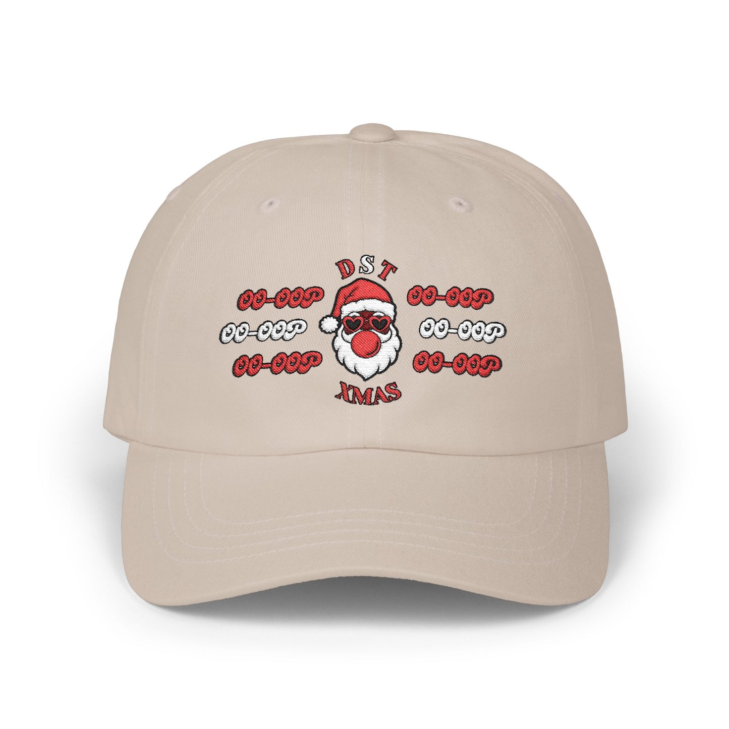 "DSK-Bubble Popping Santa"  Embroidered  lassic Dad Cap"