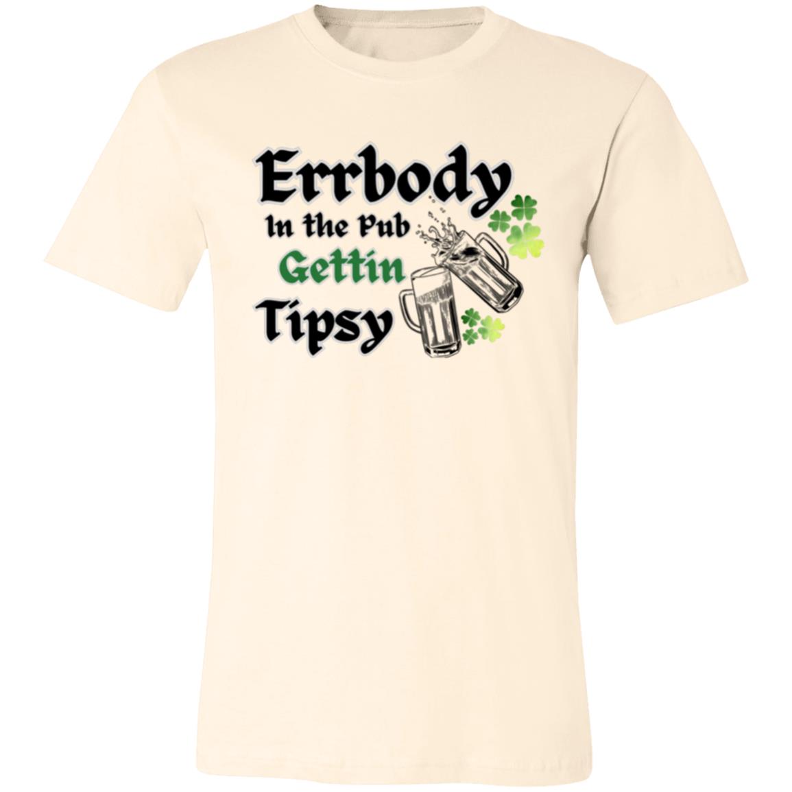 "Errbody In the Pub" Unisex Jersey T-Shirt, (Darker Graphic Design Version)
