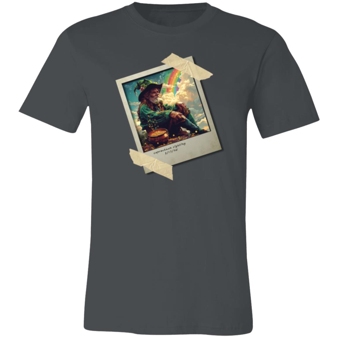 "Leprechaun's Gold"  Snapshot Graphic, Unisex Jersey Short-Sleeve T-Shirt. Great Tee To  Wear Anytime Of The Year-But-Especially St. Patrick's Day.
