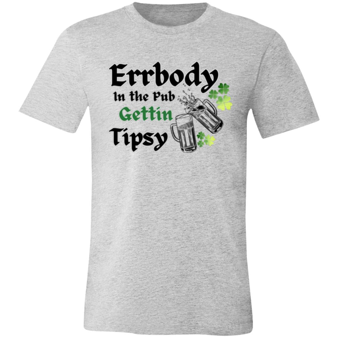 "Errbody In the Pub" Unisex Jersey T-Shirt, (Darker Graphic Design Version)