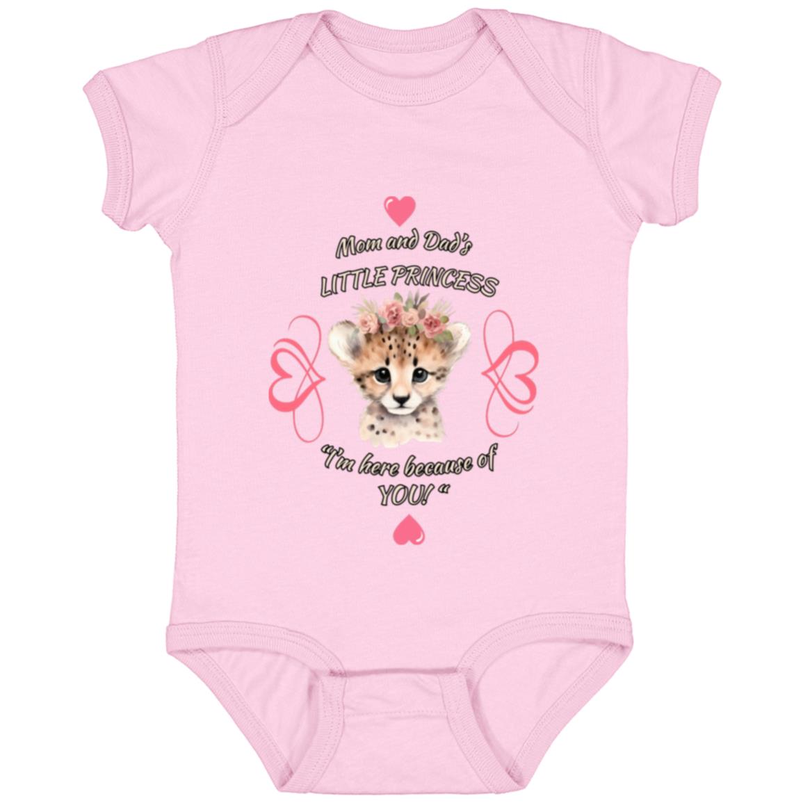 "Mom and Dad's Little Princess", Infant Jersey Bodysuit