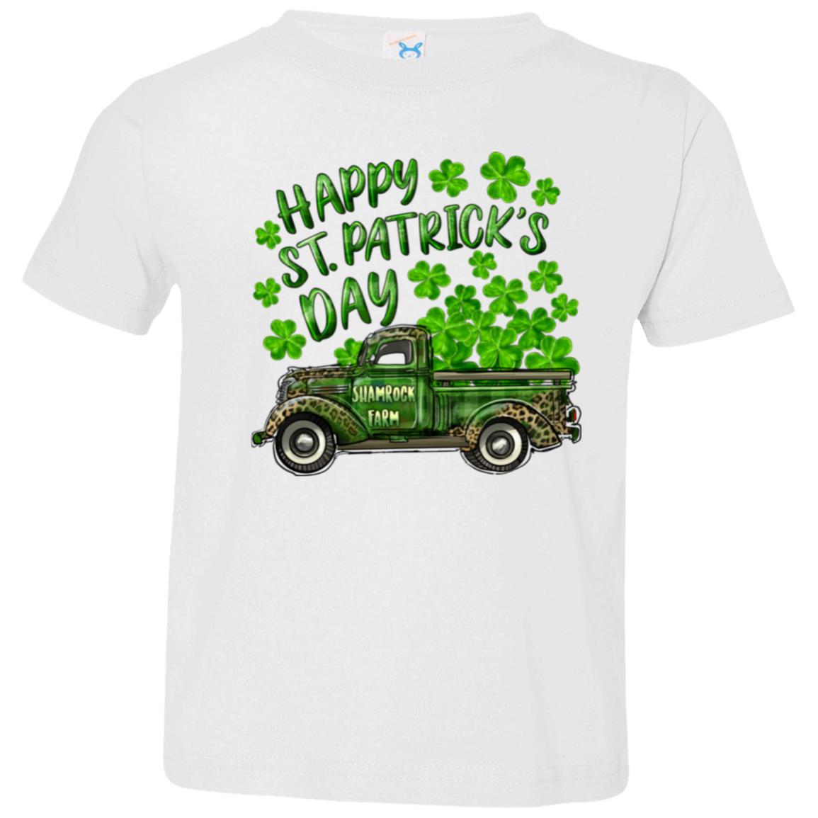 "Happy St. Patrick's Day"  Toddler T-Shirt