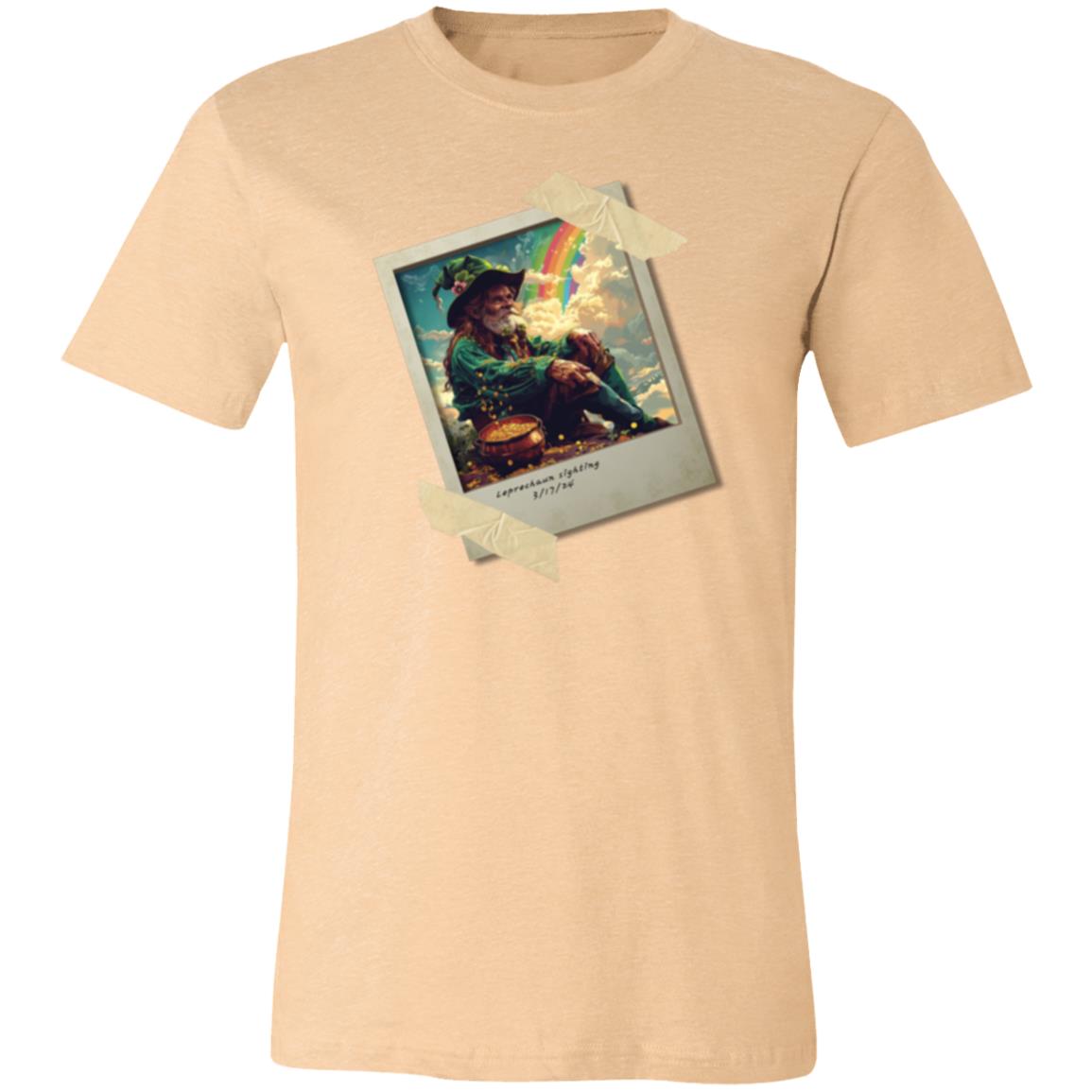 "Leprechaun's Gold"  Snapshot Graphic, Unisex Jersey Short-Sleeve T-Shirt. Great Tee To  Wear Anytime Of The Year-But-Especially St. Patrick's Day.