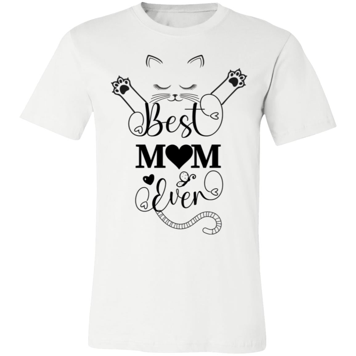 "Best Mom Ever"-Cat Mom T-shirt
