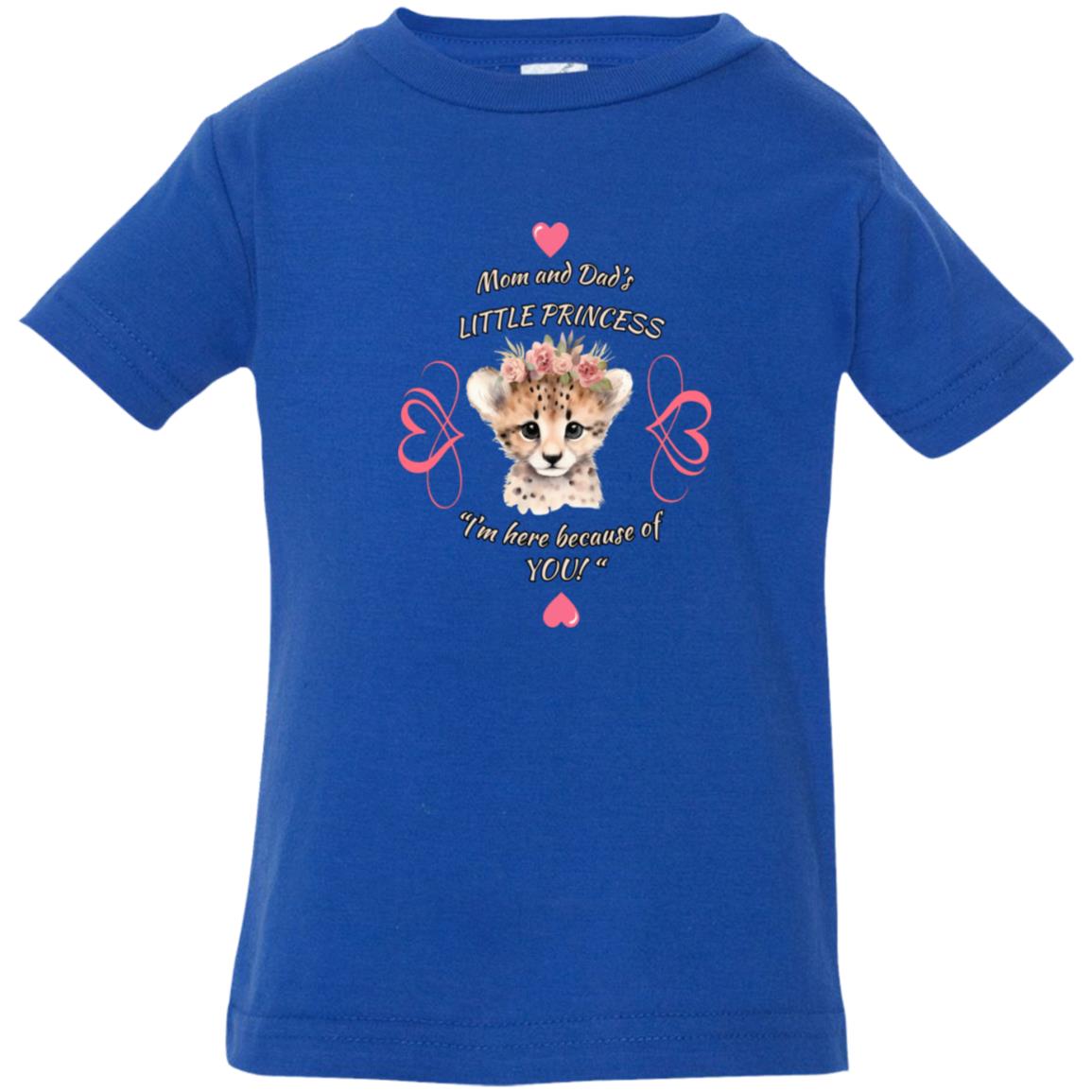 "Mom and Dad's Little Princess", Infant Jersey T-Shirt