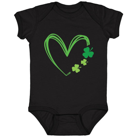 "Clover Leaf Heart" Infant Body suit
