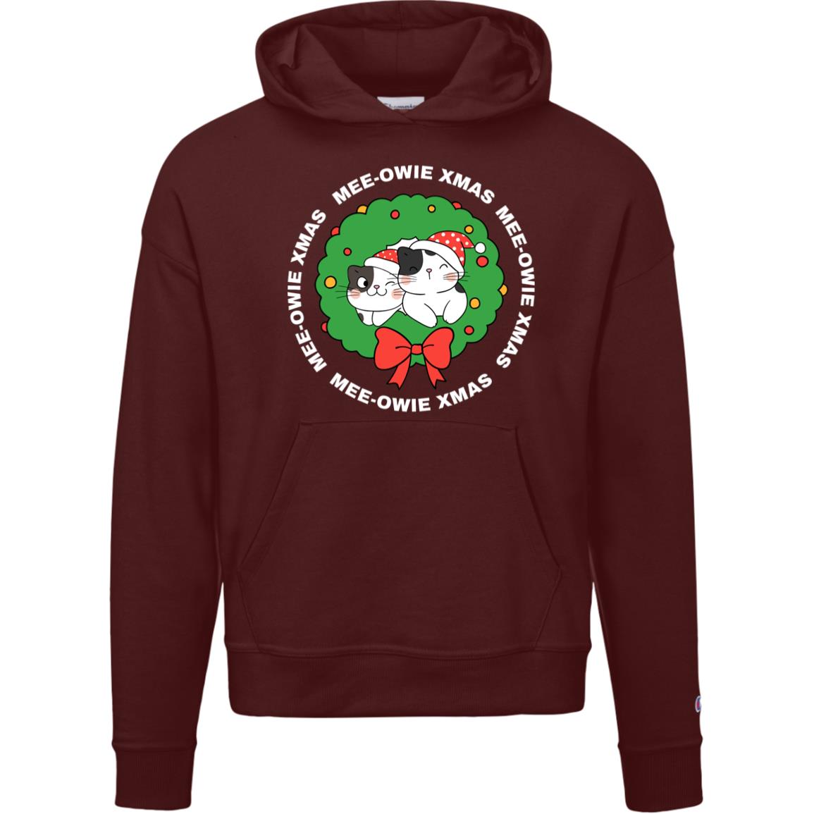 "MEE-OWIE XMAS"  Champion Power  Blend Adult Hoodie