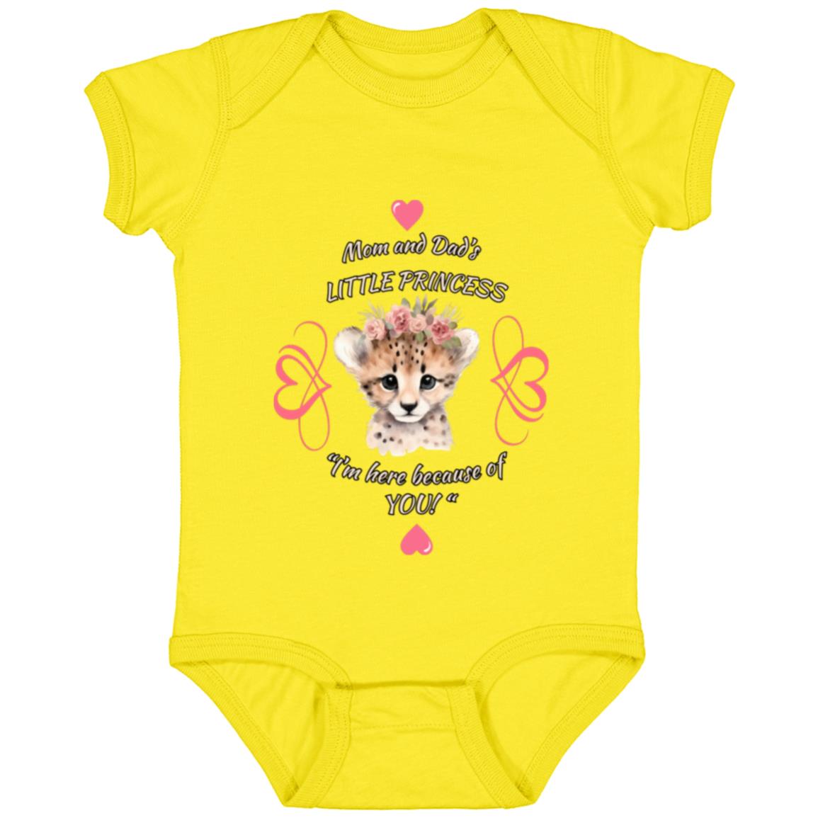 "Mom and Dad's Little Princess", Infant Jersey Bodysuit