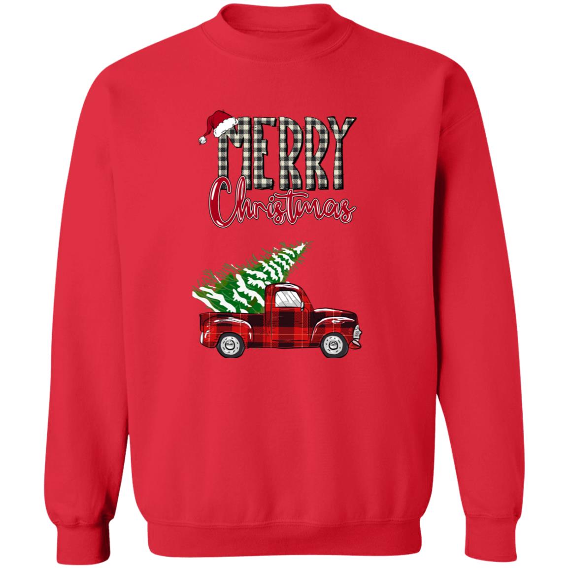 "Merry Christmas", Adult Unisex Pullover Sweatshirt