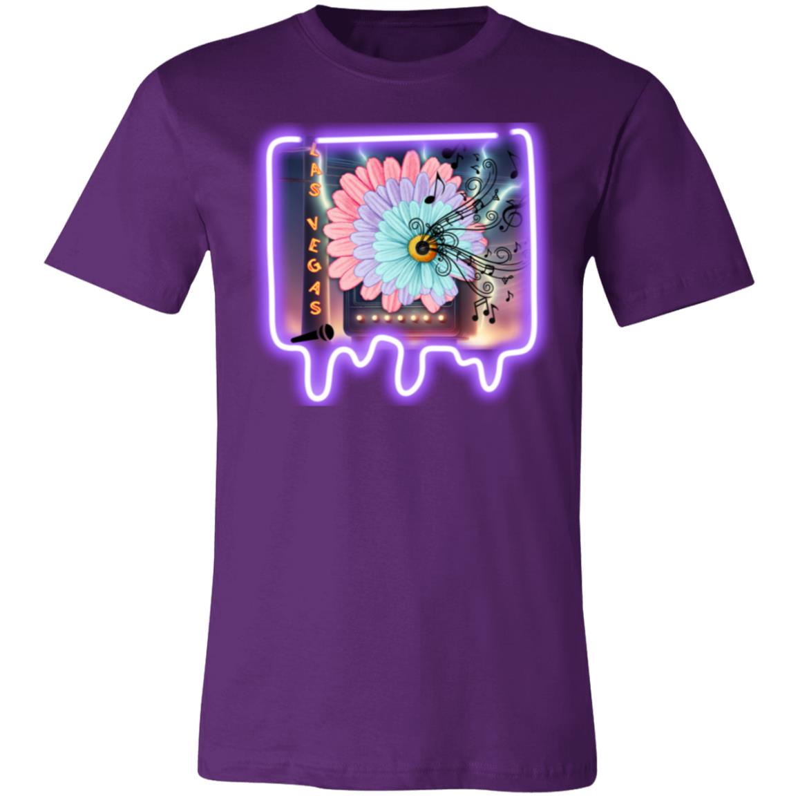 "Neon Las Vegas" Unisex Jersey Short-Sleeve T-Shirt