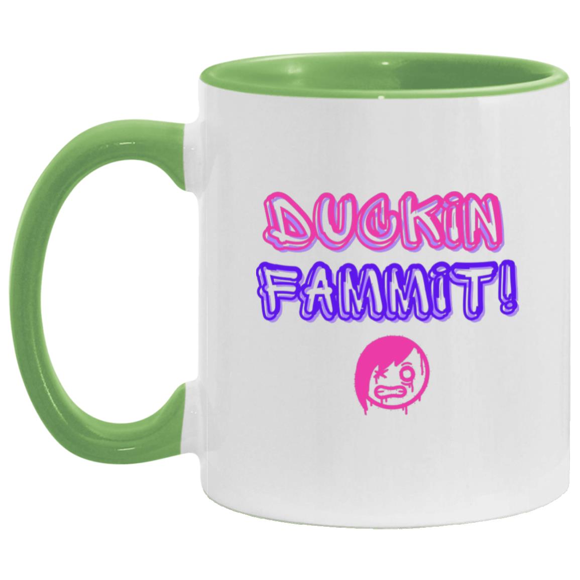" DUCKIN FAMMIT" Graffiti style 11 oz Mug