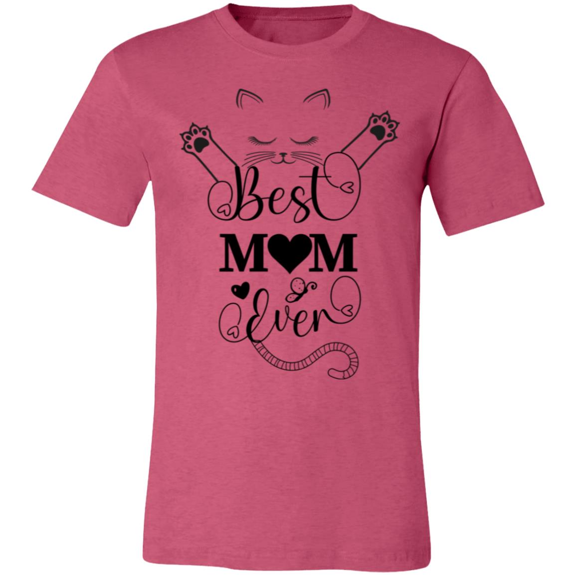 "Best Mom Ever"-Cat Mom T-shirt