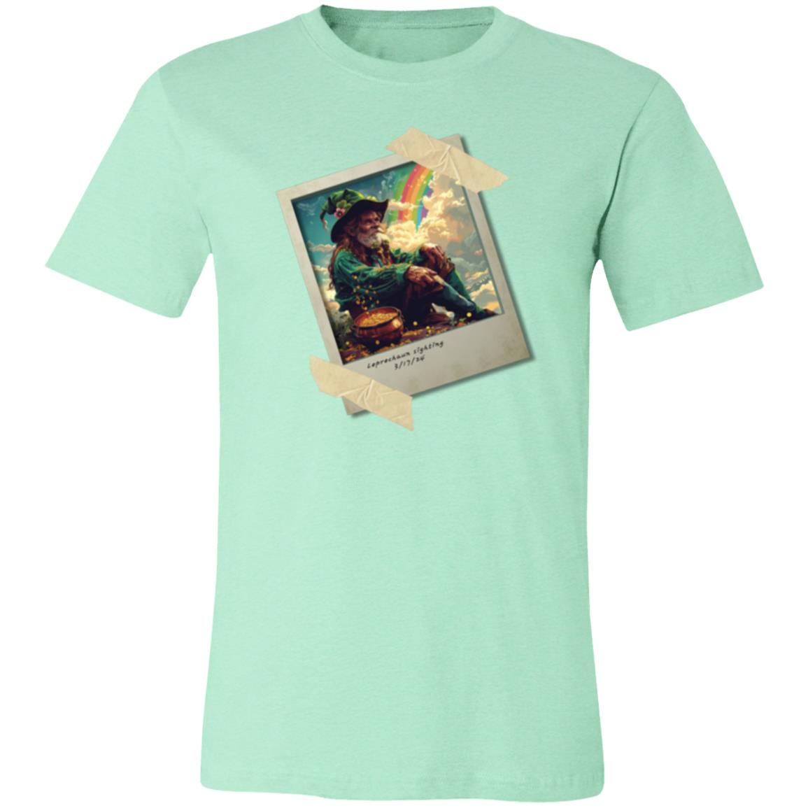 "Leprechaun's Gold"  Snapshot Graphic, Unisex Jersey Short-Sleeve T-Shirt. Great Tee To  Wear Anytime Of The Year-But-Especially St. Patrick's Day.