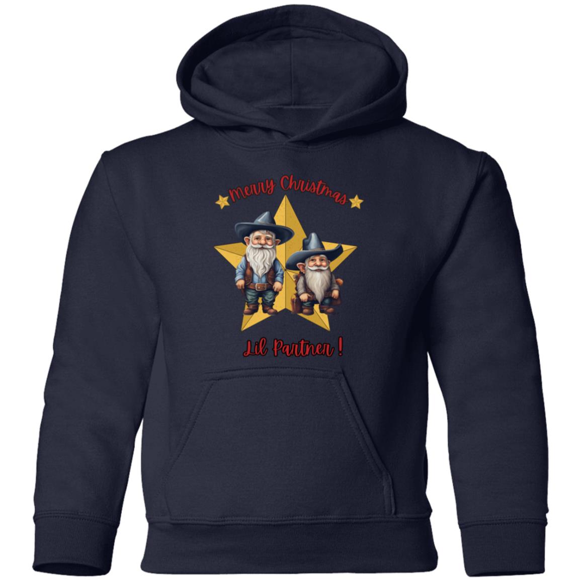 "Merry Christmas Lil Partner" Youth/Childrens Pullover Hoodie