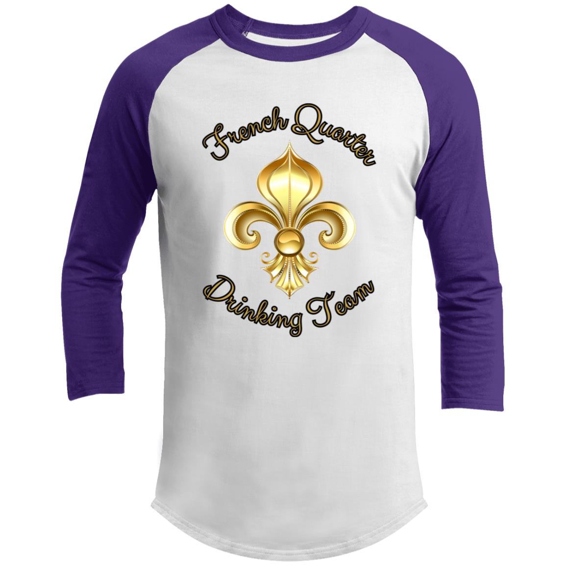French Quarter Drinking Team, Raglan Sleeve shirt