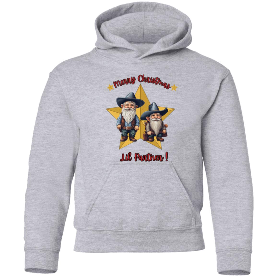 "Merry Christmas Lil Partner" Youth/Childrens Pullover Hoodie