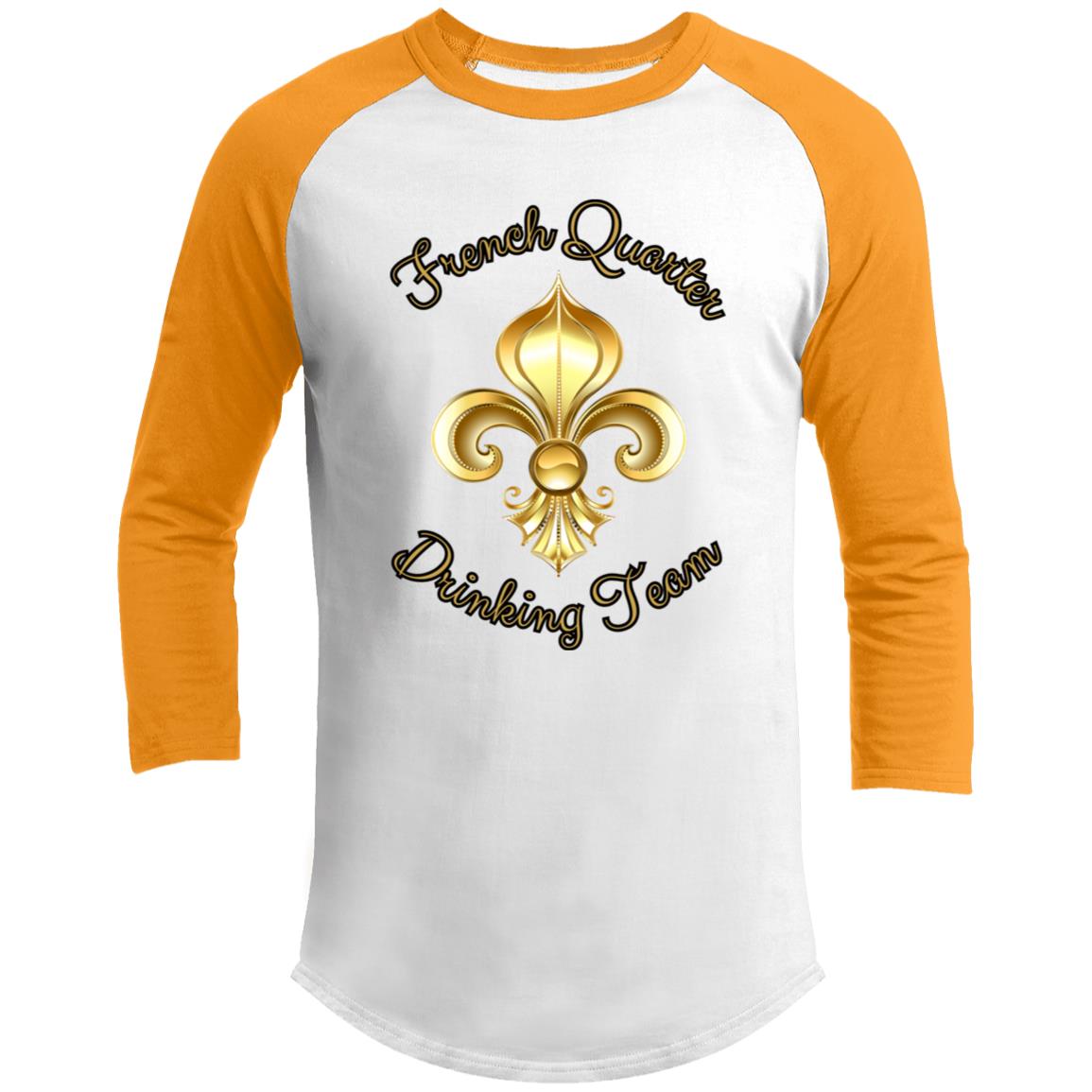 French Quarter Drinking Team, Raglan Sleeve shirt