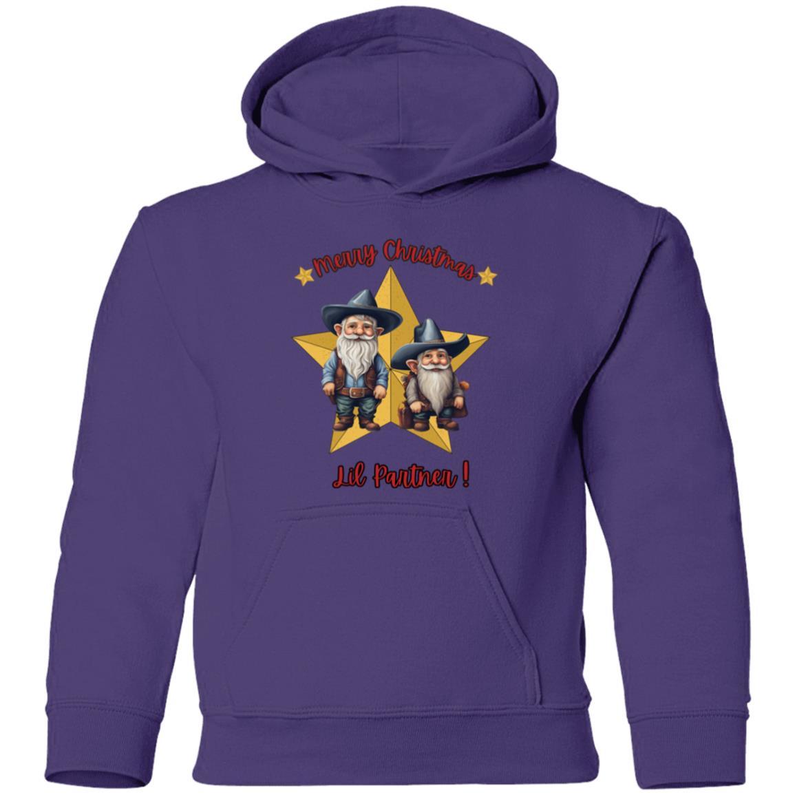 "Merry Christmas Lil Partner" Youth/Childrens Pullover Hoodie