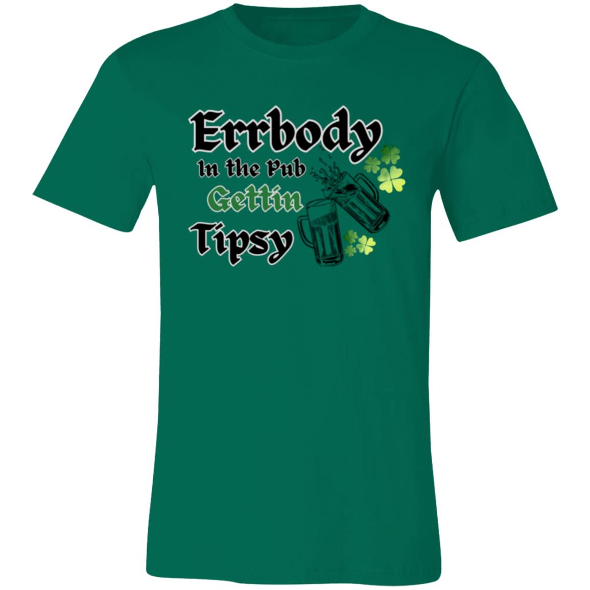 "Errbody In the Pub" Unisex Jersey T-Shirt, (Darker Graphic Design Version)