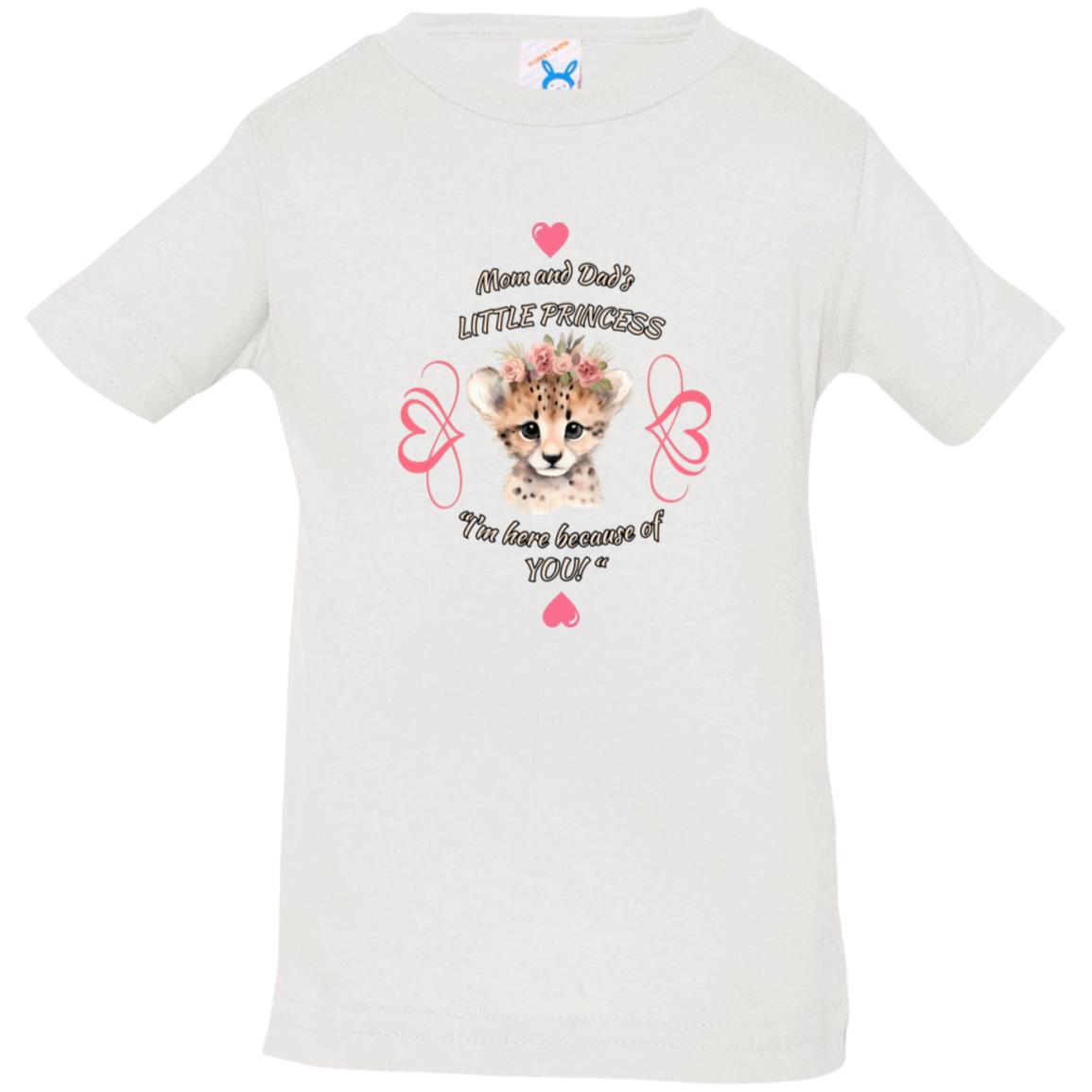 "Mom and Dad's Little Princess", Infant Jersey T-Shirt