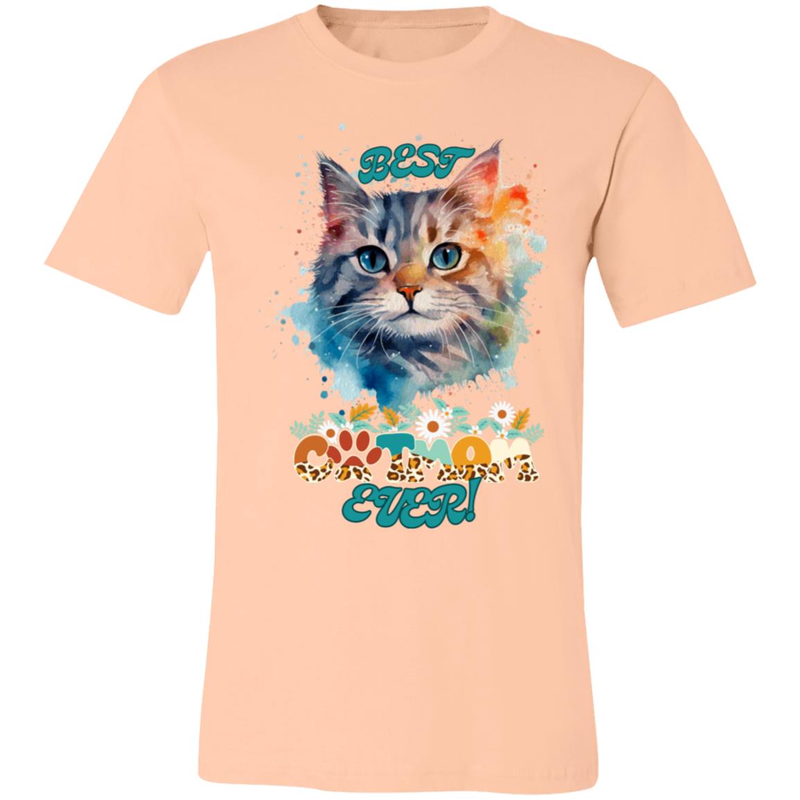 "BEST CAT MOM EVER!",  Graffiti Style T-Shirt